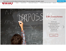 Tablet Screenshot of eimconsultores.com